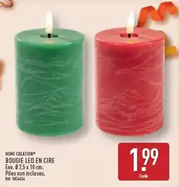 ALDI HOME CREATION BOUGIE LED EN CIRE offre