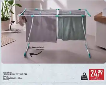 HOME CREATION SÉCHOIR À LINGE EXTENSIBLE