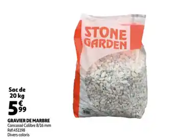 Auchan Gravier de marbre offre