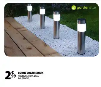 Auchan Borne solaire inox offre