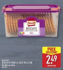 ALDI Biscotto Biscuits pour le café ou le thé offre