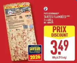 ALDI PAYS GOURMAND TARTES FLAMBÉES offre