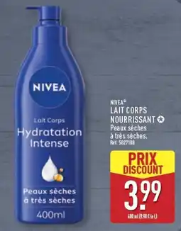 ALDI NIVEA Lait Corps Hydratation Intense offre