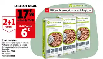 Auchan Écorce de pin offre