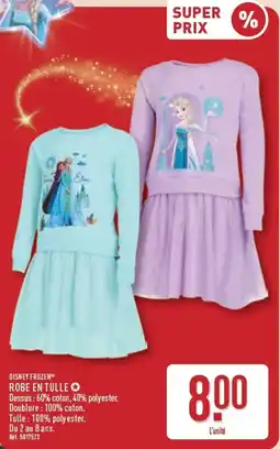 ALDI DISNEY FROZEN ROBE EN TULLE offre