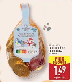 ALDI SEASONS BEST FILET DE PIÈCES EN CHOCOLAT offre