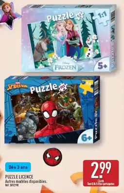 ALDI Puzzle Licence offre