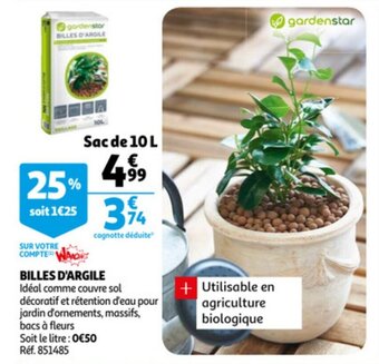 Auchan Billes d'argile offre
