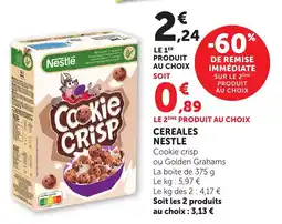 Bi1 Nestlé Cookie Crisp offre
