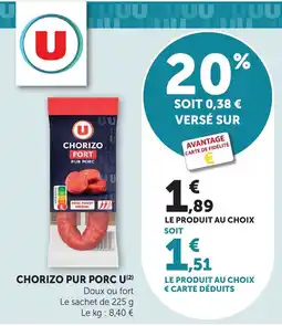 Bi1 U CHORIZO FORT offre