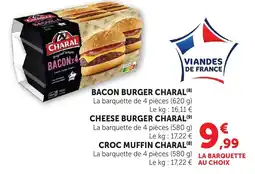 Bi1 CHARAL BACON BURGER offre