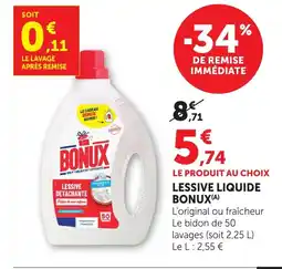Bi1 BONUX Lessive liquide offre