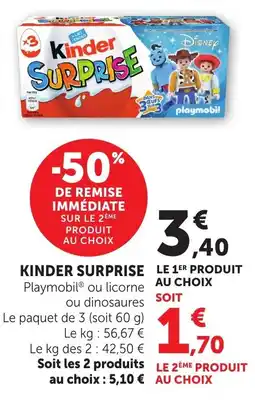 Bi1 Kinder Surprise offre