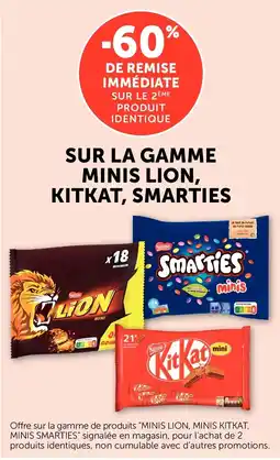 Bi1 Nestle minis lion kitkat, smarties offre