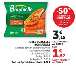 Bi1 Bonduelle Puree surgelee offre