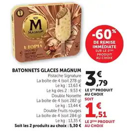 Bi1 Magnum Batonnet Glaces offre
