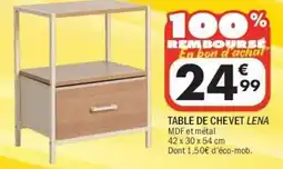 La Foir'Fouille LENA TABLE DE CHEVET offre