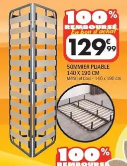 La Foir'Fouille SOMMIER PLIABLE offre