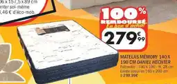 La Foir'Fouille DANIEL HECHTER MATELAS MÉMORY offre