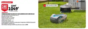 Auchan Tondeuse Robot Sileno City 500 Gardena Avec Abri Inclus offre