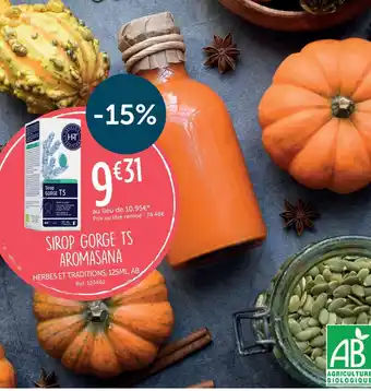 Aromasana sirop gorge ts