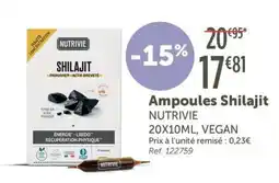 L'Eau Vive NUTRIVIE Shilajit offre