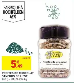 Intermarché Hyper Saveurs de l'Est Pépites de chocolat offre