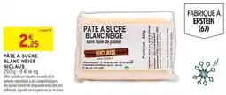 Intermarché Hyper NICLAUS PATE A SUCRE BLANC NEIGE offre
