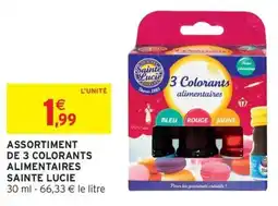 Intermarché Hyper SAINTELUCIE Colorants alimentaires offre