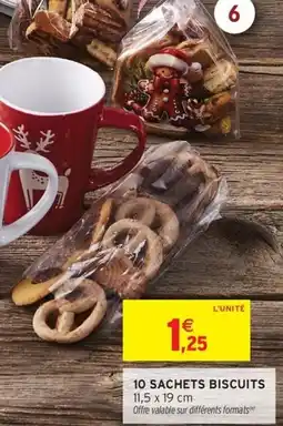 Intermarché Hyper 10 sachets biscuits offre