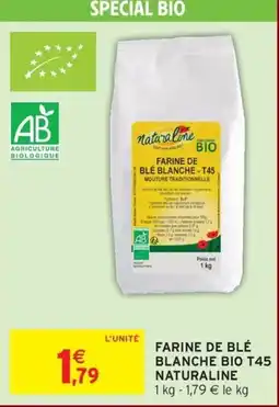 Intermarché Hyper Naturaline Farine de blé blanche bio T45 offre