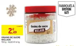 Intermarché Hyper NICLAUS Grains de sucre offre