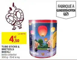 Intermarché Hyper BOEHLI TUBO STICKS & BRETZELS offre