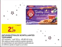 Intermarché Hyper TEEKANNE INFUSION ÉTOILES SCINTILLANTES offre
