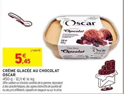 Intermarché Hyper Oscar Crème Glacée Chocolat offre