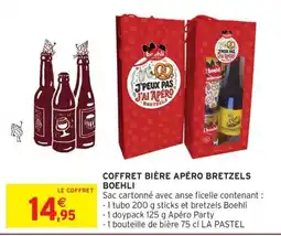 Intermarché Hyper BOEHLI COFFRET BIÈRE APÉRO BRETZELS offre