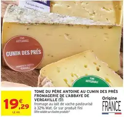 Intermarché Hyper TOME DU PÈRE ANTOINE AU CUMIN DES PRÉS offre