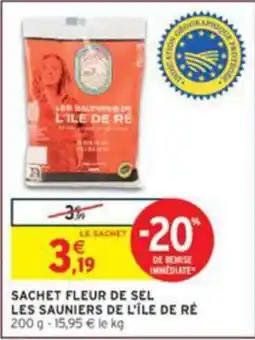 Intermarché LES SAUNIERS DE L'ÎLE DE RÉ Fleur de Sel offre