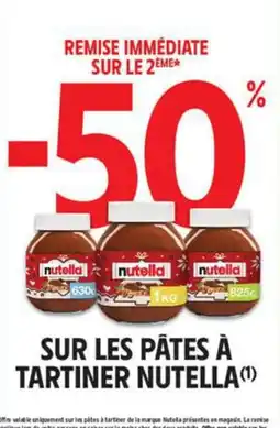 Intermarché Nutella pâte à tartiner offre