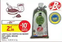 Intermarché Lentilles vertes du Berry offre