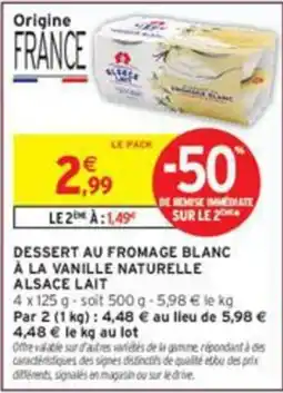 Intermarché ALSACE LAIT offre