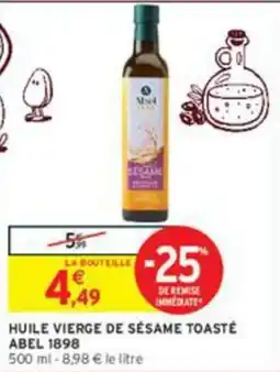 Intermarché ABEL 1898 HUILE VIERGE DE SÉSAME TOASTÉ offre