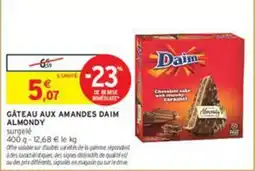 Intermarché Daim Gâteau aux amandes offre