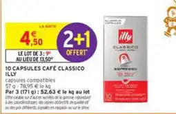 Intermarché illy Café Classico offre