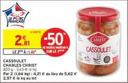 Intermarché Charles Christ Cassoulet offre