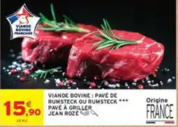 Intermarché JEAN ROZÉ Pavé de rumsteck offre