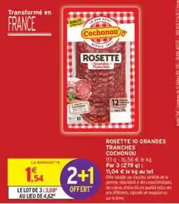 Intermarché Cochonou Rosette offre