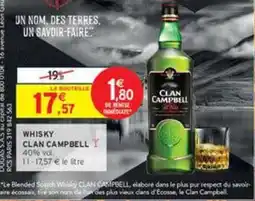 Intermarché CLAN CAMPBELL WHISKY offre