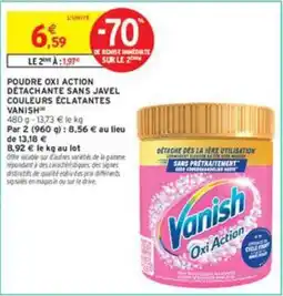 Intermarché Vanish Poudre Oxi Action offre