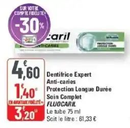 G20 FLUOCARIL Dentifrice Expert Anti-carie offre